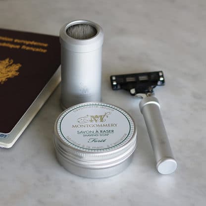 Kit de rasage traditionnel voyage